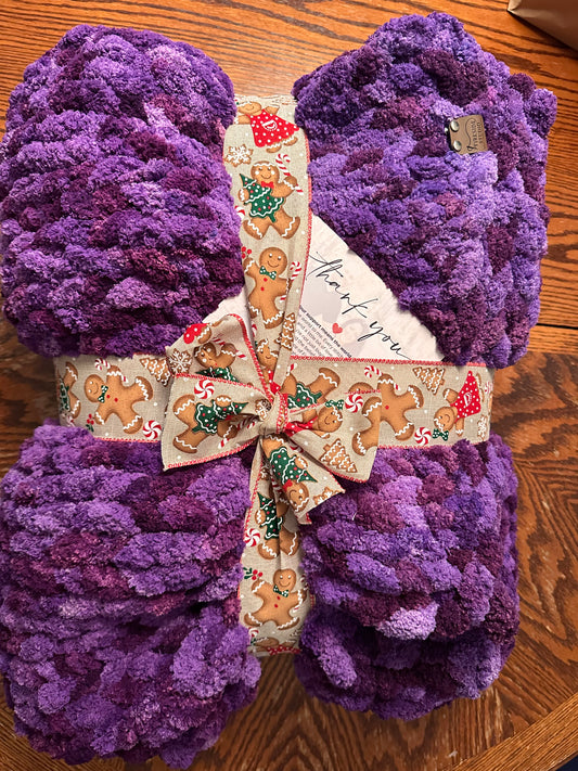 Mystical Chunky Knit Throw Blanket