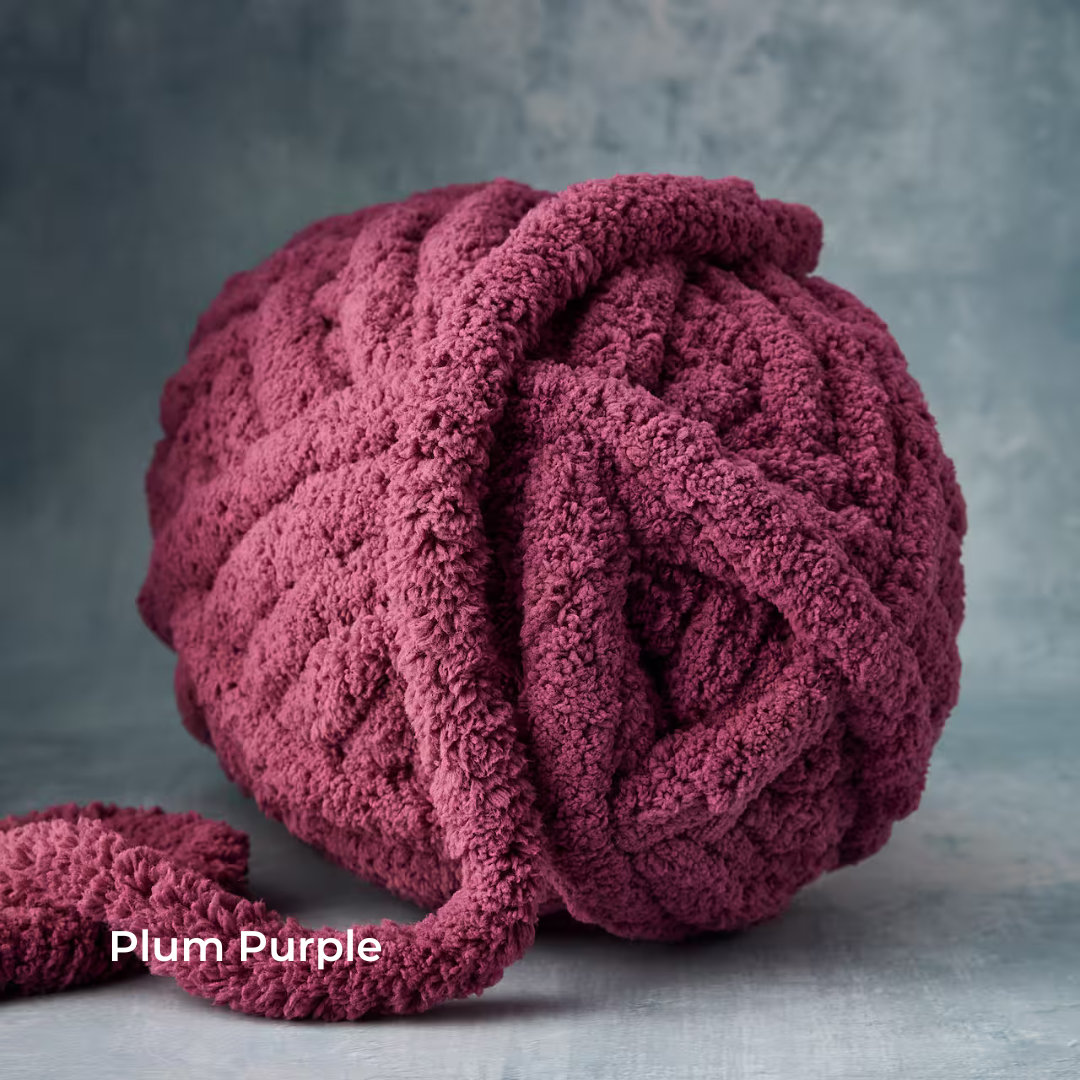 Solid Chunky Knit Throw Blanket